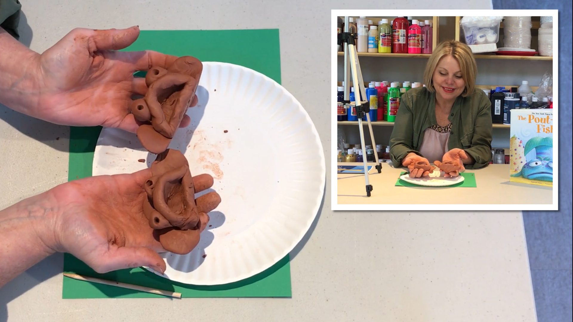 The Pout-Pout Fish: Clay Fish!