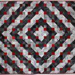 Carol Parks _ Mount Vernon, IL _ Black, White, and Red _ 2016 _ quilted by Peggy Fouch