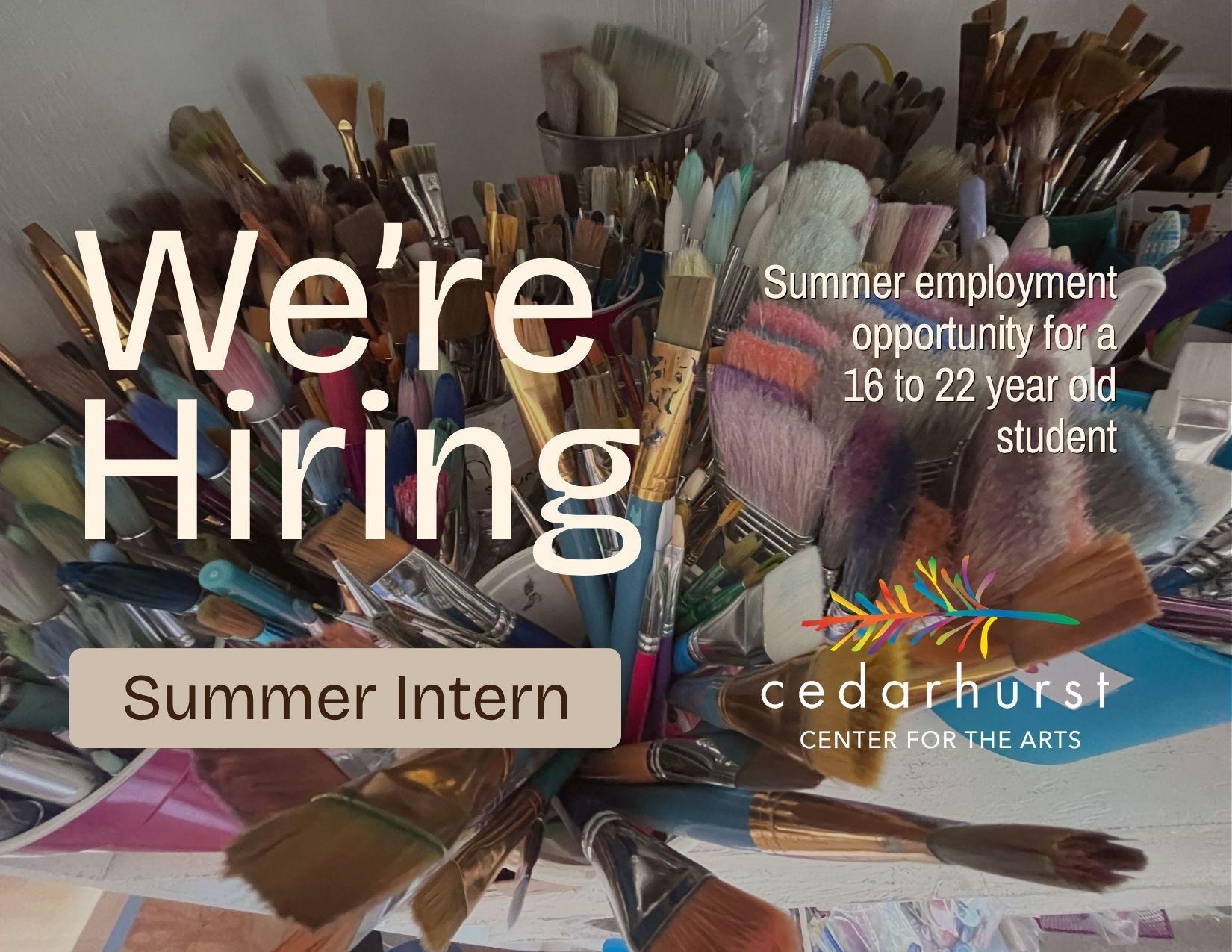 Summer Intern at Cedarhurst