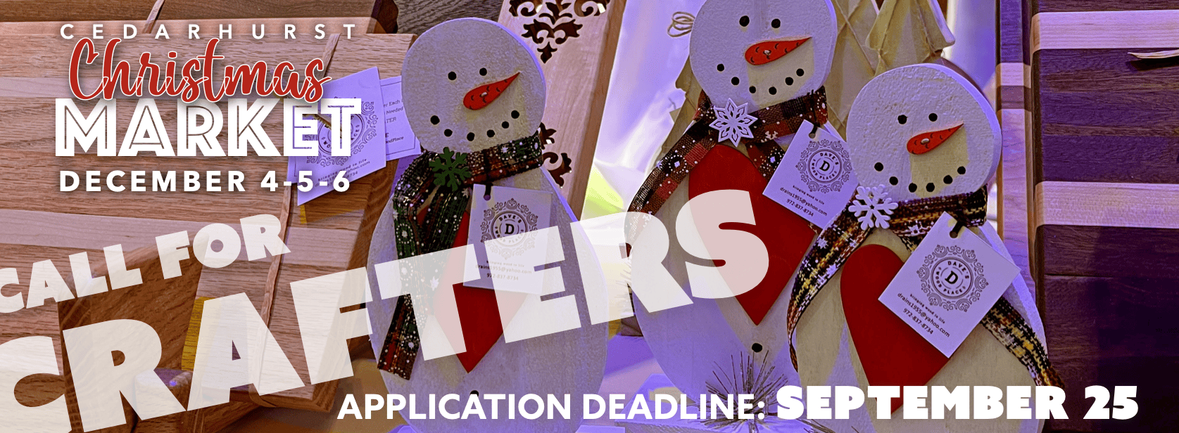 Call for Artists and Crafters